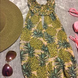 pineapple swimsuit cover up